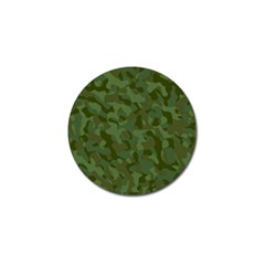 Green Army Camouflage Pattern Golf Ball Marker (4 Pack) by SpinnyChairDesigns