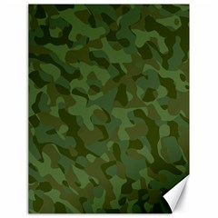 Green Army Camouflage Pattern Canvas 18  X 24  by SpinnyChairDesigns