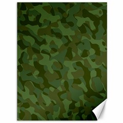 Green Army Camouflage Pattern Canvas 36  X 48  by SpinnyChairDesigns