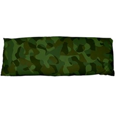 Green Army Camouflage Pattern Body Pillow Case Dakimakura (two Sides) by SpinnyChairDesigns