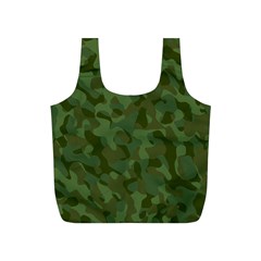 Green Army Camouflage Pattern Full Print Recycle Bag (s)