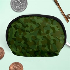 Green Army Camouflage Pattern Accessory Pouch (medium) by SpinnyChairDesigns