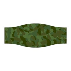 Green Army Camouflage Pattern Stretchable Headband by SpinnyChairDesigns