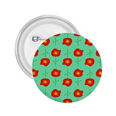 Flower Pattern Ornament 2.25  Buttons