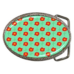 Flower Pattern Ornament Belt Buckles