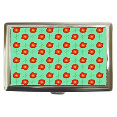 Flower Pattern Ornament Cigarette Money Case