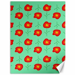 Flower Pattern Ornament Canvas 36  x 48 