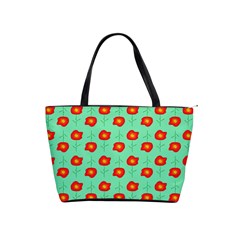 Flower Pattern Ornament Classic Shoulder Handbag