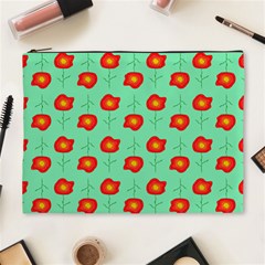 Flower Pattern Ornament Cosmetic Bag (XL)