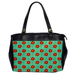 Flower Pattern Ornament Oversize Office Handbag