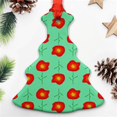 Flower Pattern Ornament Ornament (Christmas Tree) 