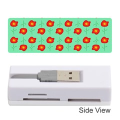 Flower Pattern Ornament Memory Card Reader (Stick)