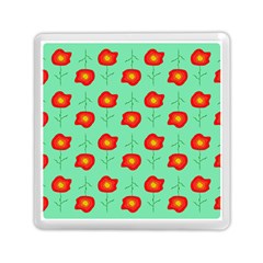 Flower Pattern Ornament Memory Card Reader (Square)