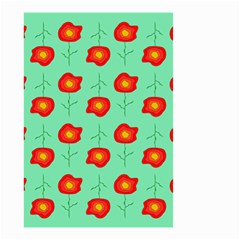 Flower Pattern Ornament Small Garden Flag (Two Sides)