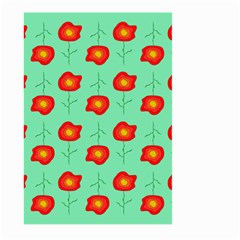 Flower Pattern Ornament Large Garden Flag (Two Sides)