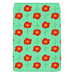 Flower Pattern Ornament Removable Flap Cover (L)