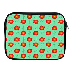 Flower Pattern Ornament Apple iPad 2/3/4 Zipper Cases