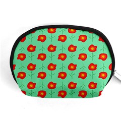 Flower Pattern Ornament Accessory Pouch (Medium)