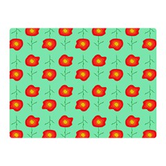 Flower Pattern Ornament Double Sided Flano Blanket (Mini) 