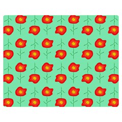 Flower Pattern Ornament Double Sided Flano Blanket (medium) 