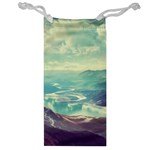 Landscape Mountains Lake River Jewelry Bag Front