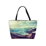 Landscape Mountains Lake River Classic Shoulder Handbag Front