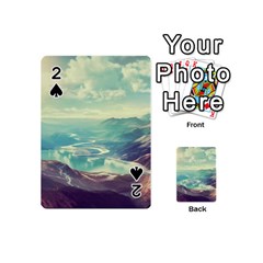 Landscape Mountains Lake River Playing Cards 54 Designs (mini)