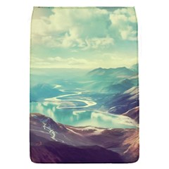 Landscape Mountains Lake River Removable Flap Cover (s)