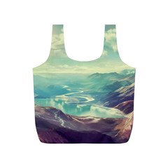 Landscape Mountains Lake River Full Print Recycle Bag (s)