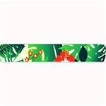 Tropical Leaf Flower Digital Small Bar Mats 24 x4  Bar Mat