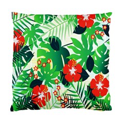 Tropical Leaf Flower Digital Standard Cushion Case (two Sides) by Mariart