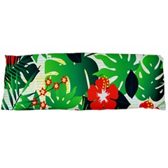 Tropical Leaf Flower Digital Body Pillow Case (dakimakura) by Mariart