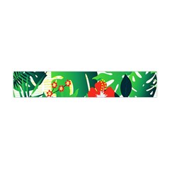 Tropical Leaf Flower Digital Flano Scarf (Mini)