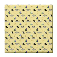 Bluefishes Tile Coaster