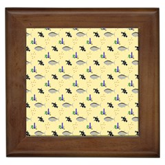 Bluefishes Framed Tile by Sparkle