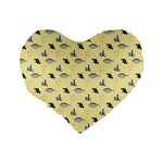 BlueFishes Standard 16  Premium Heart Shape Cushions Back