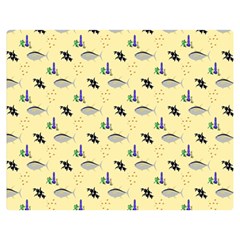 Bluefishes Double Sided Flano Blanket (medium)  by Sparkle