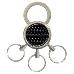 Galaxy Stars 3-ring Key Chain by Sparkle