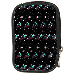 Galaxy Stars Compact Camera Leather Case by Sparkle