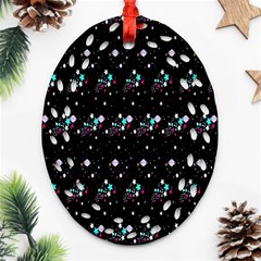 Galaxy Stars Ornament (oval Filigree) by Sparkle