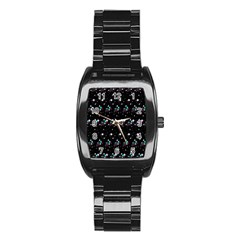 Galaxy Stars Stainless Steel Barrel Watch by Sparkle