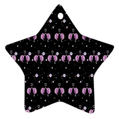 Galaxy Unicorns Star Ornament (two Sides) by Sparkle