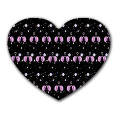 Galaxy Unicorns Heart Mousepads by Sparkle