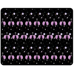 Galaxy Unicorns Fleece Blanket (medium)  by Sparkle