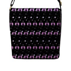 Galaxy Unicorns Flap Closure Messenger Bag (l) by Sparkle