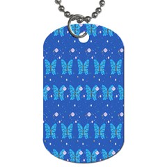 Glitter Butterfly Dog Tag (two Sides) by Sparkle