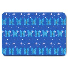 Glitter Butterfly Large Doormat  by Sparkle