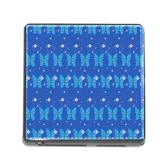 Glitter Butterfly Memory Card Reader (square 5 Slot)