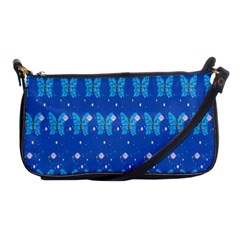 Glitter Butterfly Shoulder Clutch Bag by Sparkle