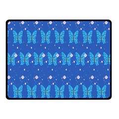 Glitter Butterfly Fleece Blanket (small) by Sparkle